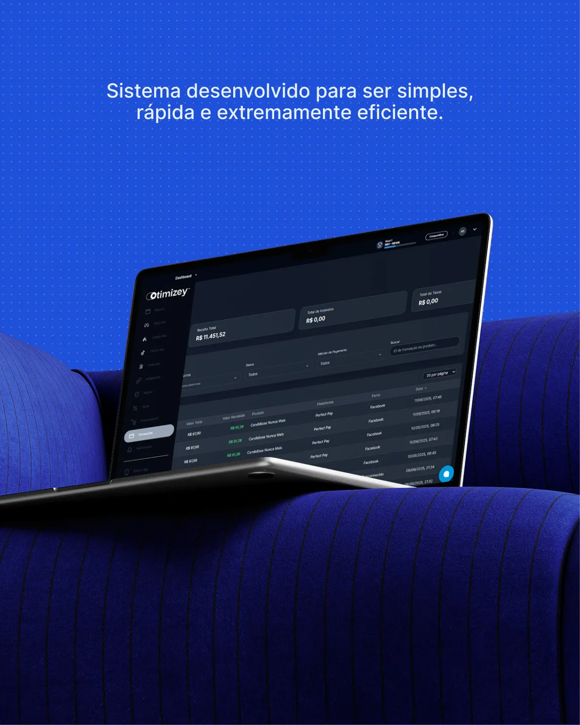Otimizey - Dashboard de BI